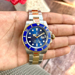 Rolex Submariner Silver Blue Two-Tone