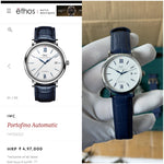 IWC Schaffhausen Portofino Men's Automatic Blue