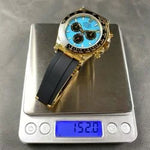 Rolex Daytona 126518 Oysterflex Turquoise QF Super Clone