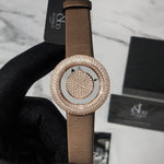 JACOB & CO BRILLIANT MYSTERY BAGUETTE DIAMONDS Brown