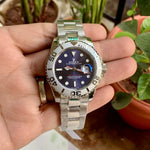 Rolex Yatch Master Blue Semi Swiss