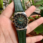 Omega Constellation Co-Axial Silver Green