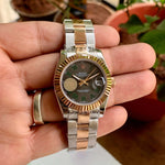 Rolex DateJust Two-Tone RG Roman Figure 33MM Ladies