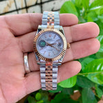 Rolex DateJust RG Two-Tone Fluted Bezel Ladies