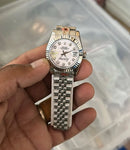 Rolex DateJust Silver Diamond Figure 31MM Ladies