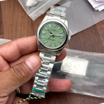 Rolex Oyster Perpetual 41 Pistachio-Green Dial