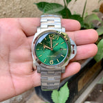 Luminor Panerai GMT Green Dial Chain