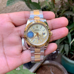 Rolex DateJust DT Yellow Oyster Chain