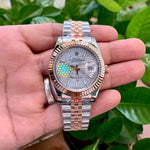 Rolex DateJust Oyster Perpetual RG-Silver