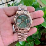 Rolex Day Date RG Green Dial Zr