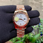 Rolex DaYDate RGold White Roman Figure Yz