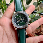 Omega Speedmaster 57 Co-Axial Master Green Leather