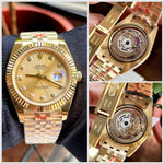 Rolex DateJust Yellow Gold Semi ETA