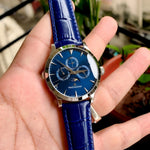 Jager Le-Couture Calender Blue Silver