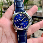 Luminor Panerai Automatic GMT Blue Leather
