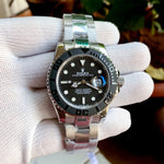 Rolex Yatch Master Oyster Semi Swiss Black Dial