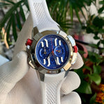 Jacob & Co Epic X Chrono Silver-Blue Dial Quartz