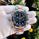Omega Seamaster Planet Ocean Blue Chronograph Quartz