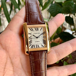 Cartier Tank Anglaise Brown Automatic