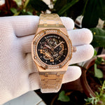 Audemars Piguet Royal Oak Skeleton RG Diamond Bezel