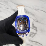 Jacob & Co. Bugatti Chiron Tourbillon Sapphire Crystal Blue