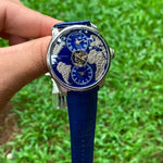 Jacob & Co. Dual Time Zone Tourbillon Blue-Silver