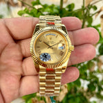 Rolex Day Date All Gold Roman Number Semi ETA Quality