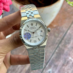 Rolex Land Dweller Semi Swiss 7135 Movement Silver