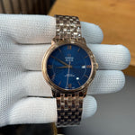 OMEGA De Ville Prestige Rose Gold Blue
