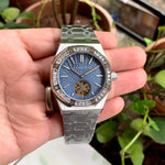 Audemars Piguet Royal Oak Flying Tourbillion Blue Dial Diamond