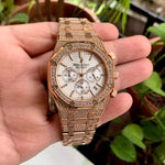 Audemars Piguet RO Chronograph Diamond Edition White Dial