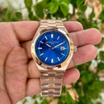 Vacheron Constantin Overseas Rose Gold Blue