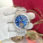 Vacheron Constantin Overseas Tourbillon Stainless Steel Ruby blue Dial