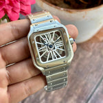 Cartier D’Santos Skeleton Silver White HQ