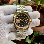 Rolex DateJust Jubilee DT Black Diamond Figure ZR