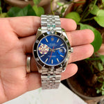Rolex DateJust Blue-Black Bezel Jubilee Yz