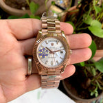 Rolex DaYDate RoSeGold Fluted Bezel Yz Factory