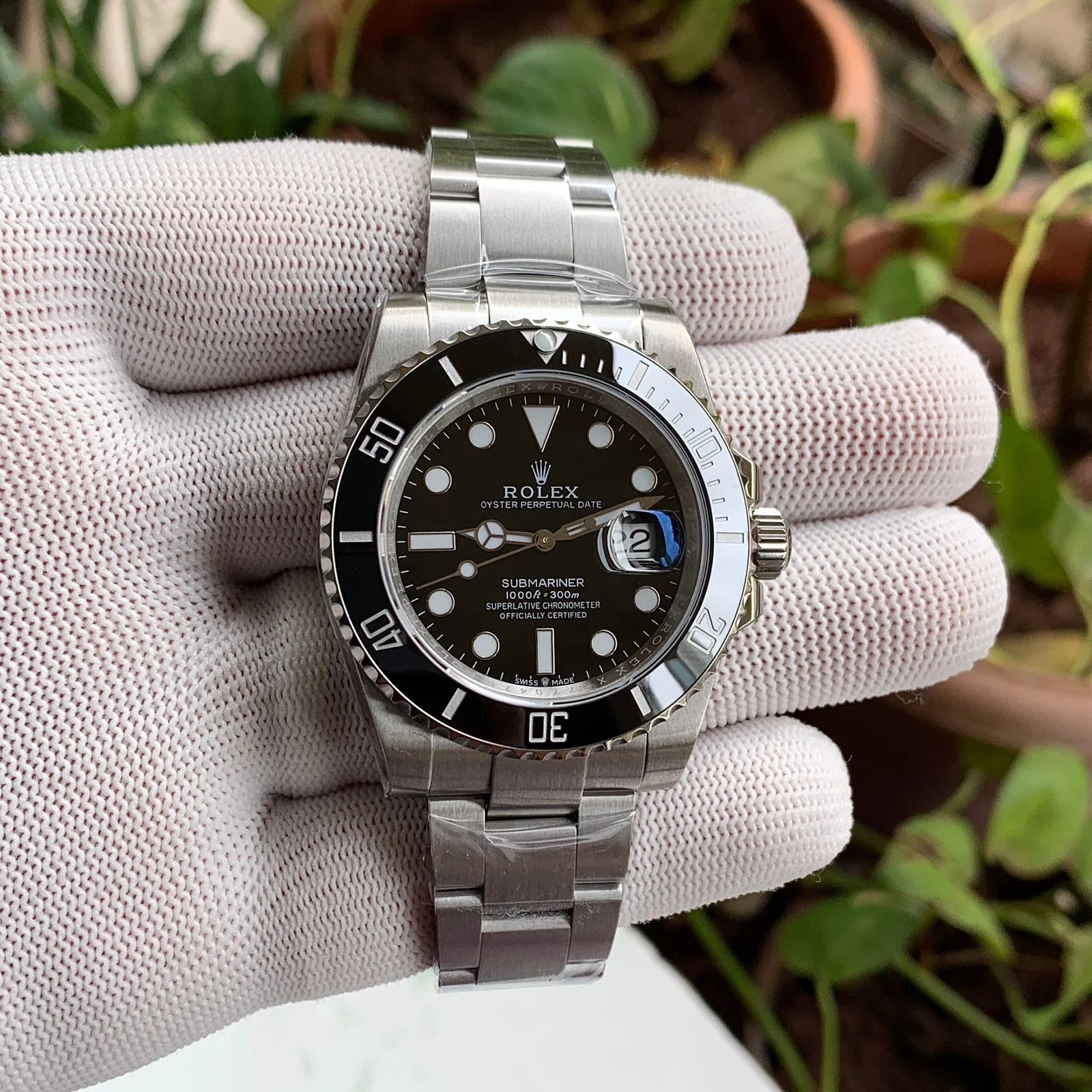 Rolex Submariner GMF 3135 Silver-Black Swiss – ShahStore