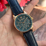 Audemars Piguet Chronograph Open Heart Blue-RG SEmi ETA