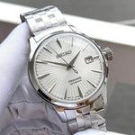 Seiko Presage Silver White