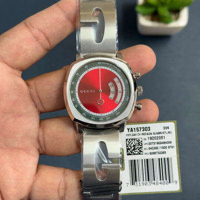 Gucci Grip Steel YA157303 Store Quality