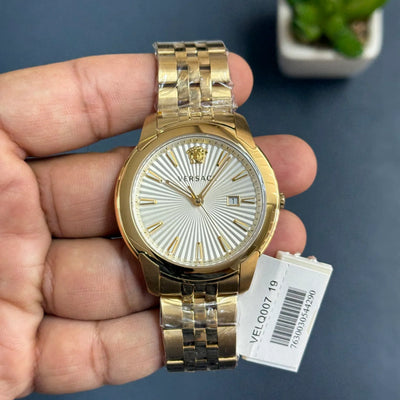 Versace VELQ00719 Gold Quartz Store Quality