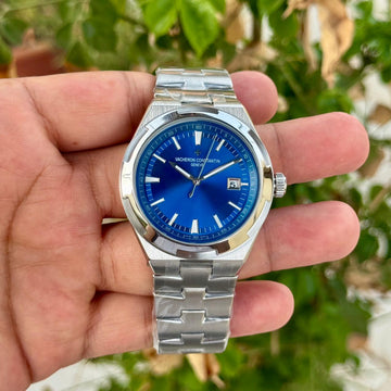 Vacheron Constantin Overseas Silver Blue
