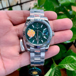 Rolex Sky-Dweller Oyster Chain Green Dial