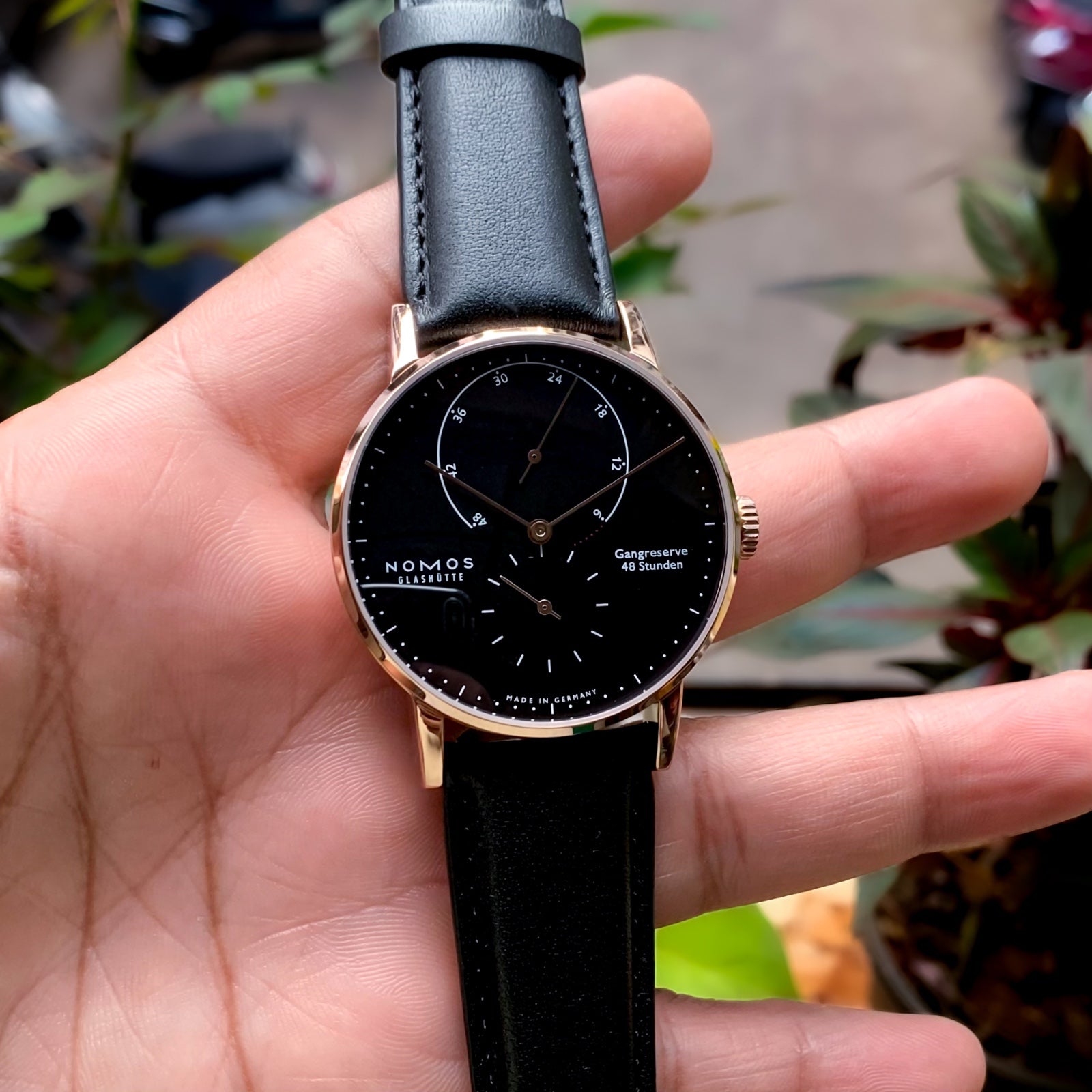 Nomos glashutte Lambda  Power Reserve