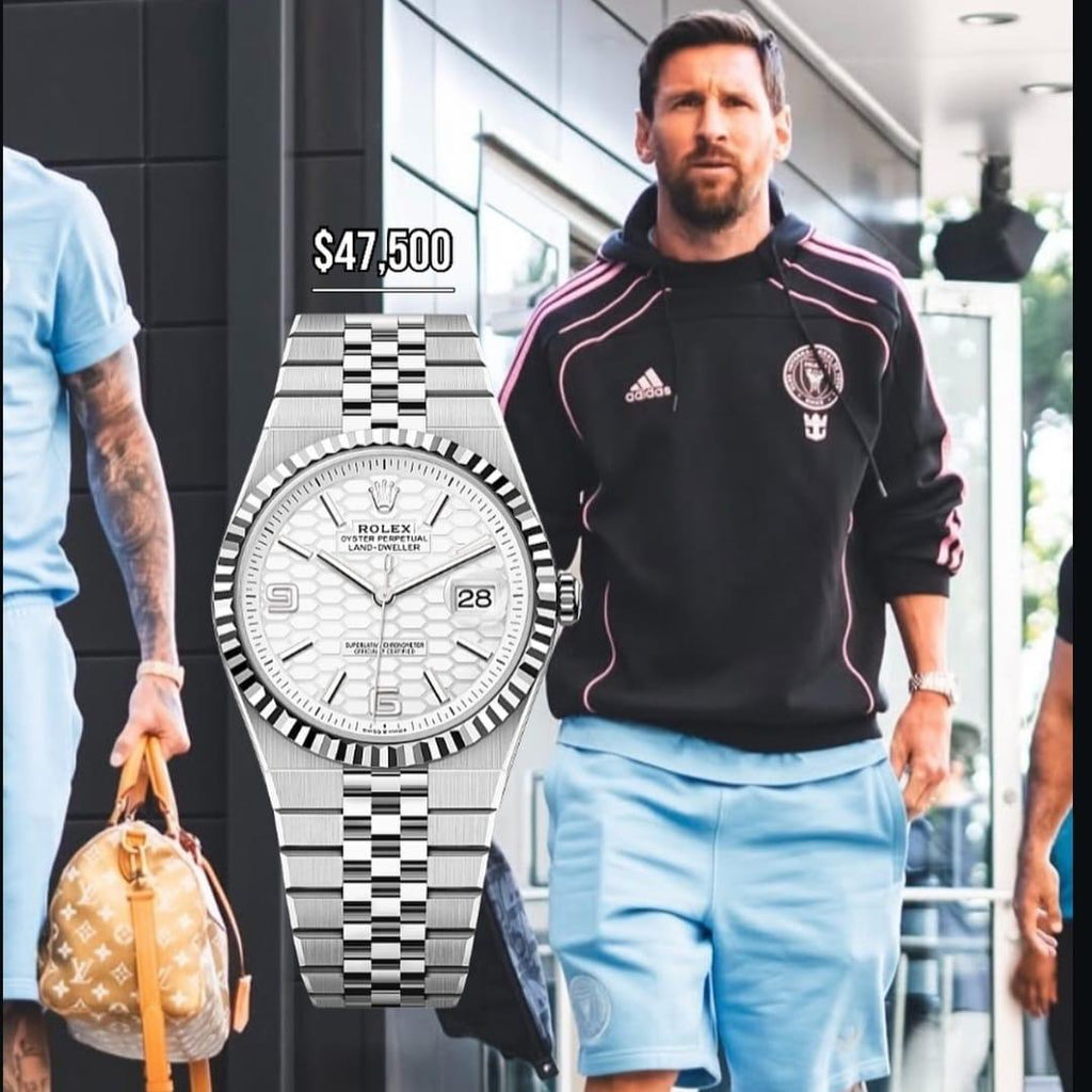 Rolex Land Dweller Semi Swiss 7135 Movement Silver