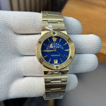 Versace VE7G00323 Greca Logo Moonphase Gold Blue