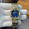 Versace VE7G00323 Greca Logo Moonphase ذهبي أزرق
