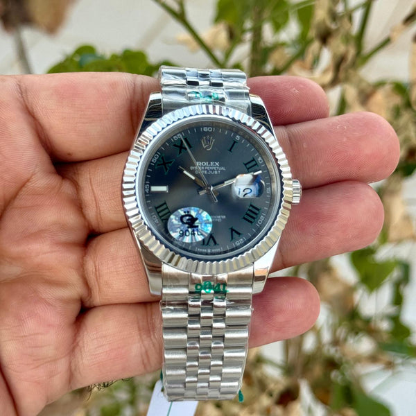 Rolex Date Just 41 Semi ETA Wimbeldon Jubilee Bracelet