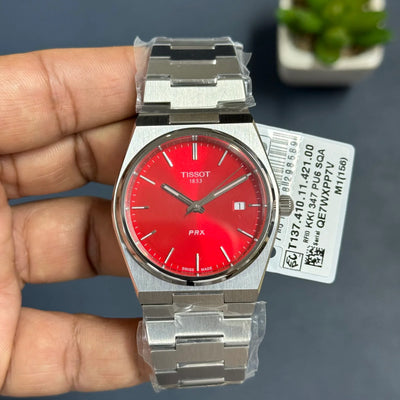 Tissot Classic PRX T137.410.11.421.00 40MM Red Quartz